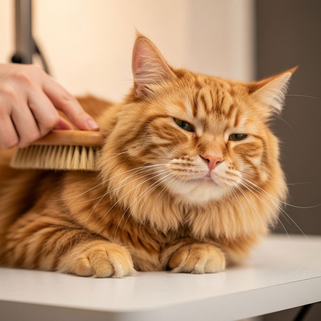 Cat grooming and care services at Purrlazzo Cattery, Gold Coast